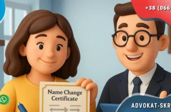 Официальное получение свидетельства о смене имени в Украине