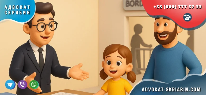 Запрет на выезд ребёнка за границу Украина юридическая помощь