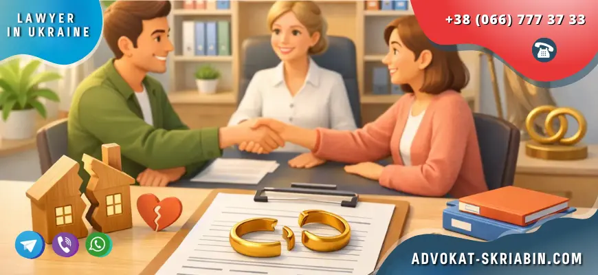 Application for divorce through the civil registry office in Ukraine