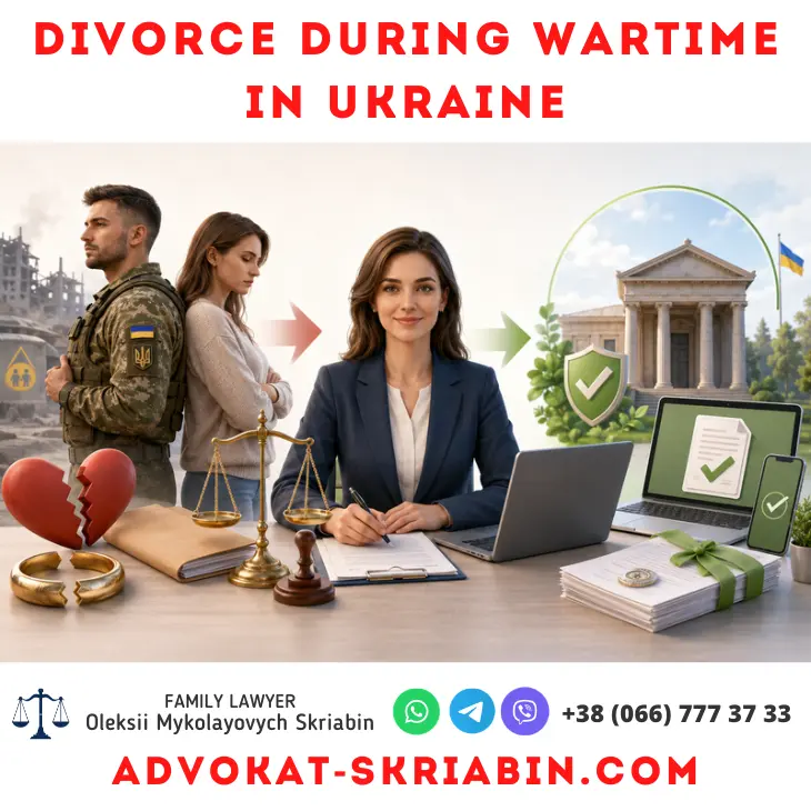 Divorce during wartime in Ukraine — legal assistance from a family lawyer