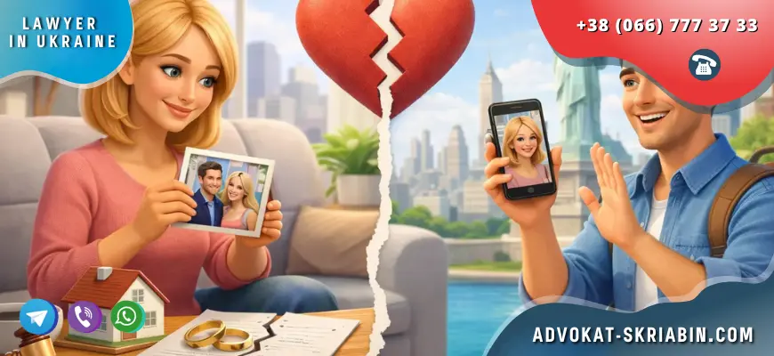 Divorce procedure in Ukraine when the husband is abroad