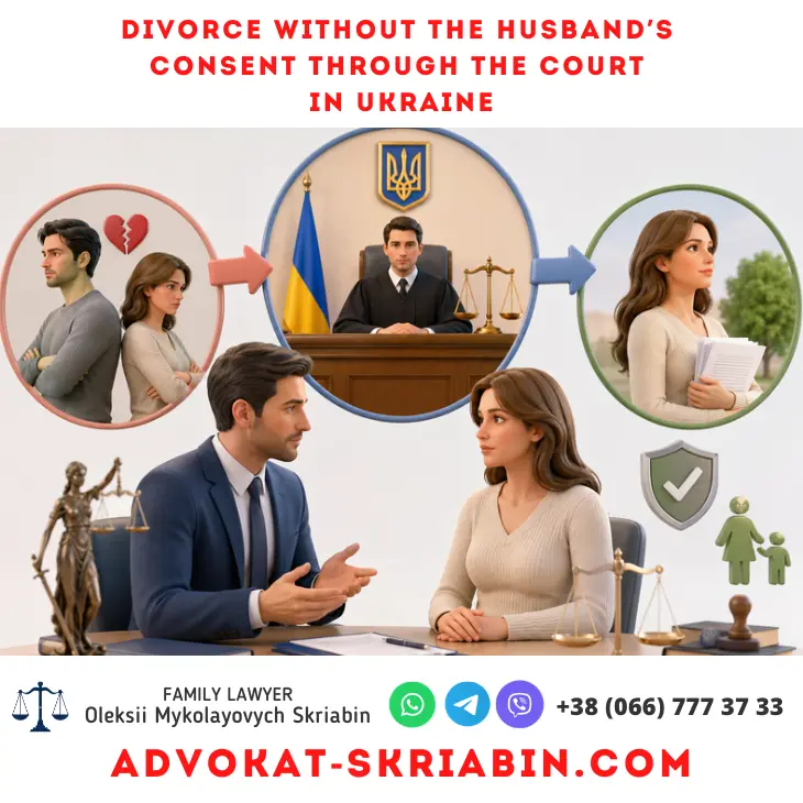 Divorce without the husband’s consent through court in Ukraine — legal assistance by an attorney