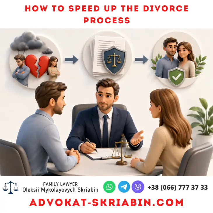 How to speed up the divorce process with legal assistance in Ukraine