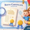 Apostille legalization of birth certificate in Ukraine with lawyer assistance in a bright modern office interior