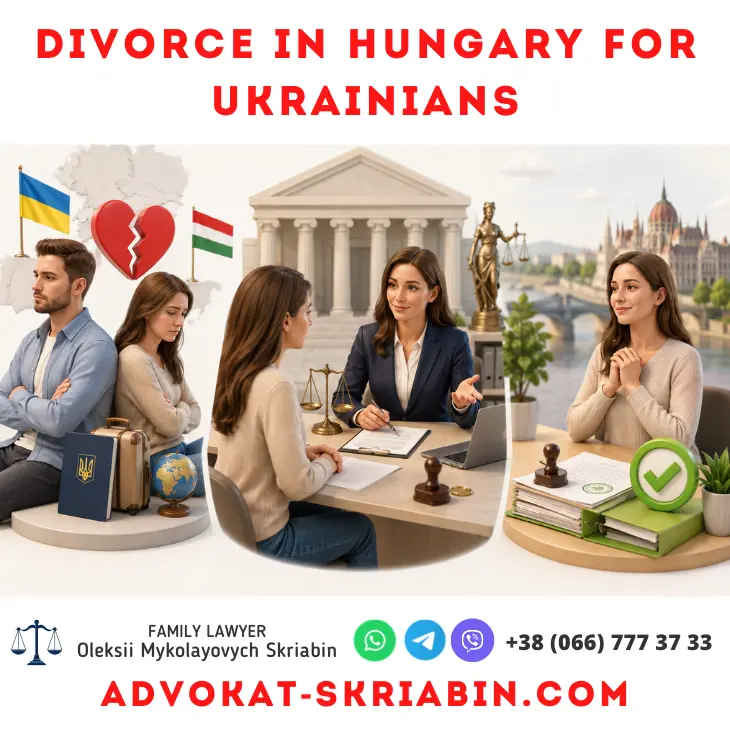 Divorce in Hungary for Ukrainians — lawyer support Divorce in Hungary for Ukrainians — legal assistance from a family lawyer