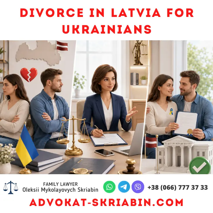 Divorce in Latvia for Ukrainians — legal support from a divorce lawyer