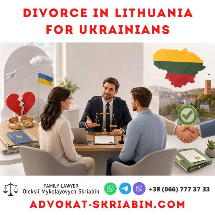 Divorce in Lithuania for Ukrainians — legal support from a divorce lawyer