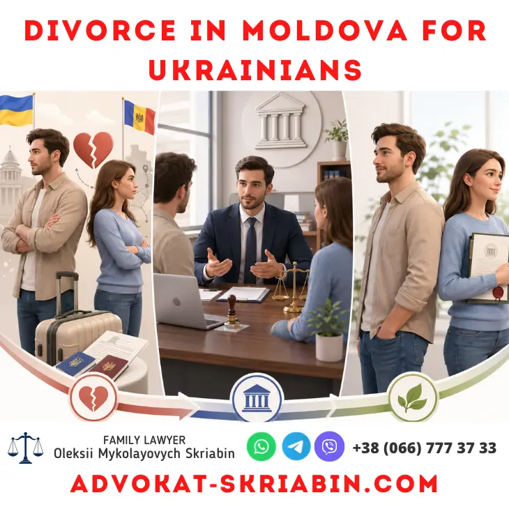 Divorce in Moldova for Ukrainians — legal support from a lawyer