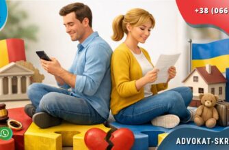 Divorce in Romania for Ukrainians with court symbols, family separation concept and legal documents