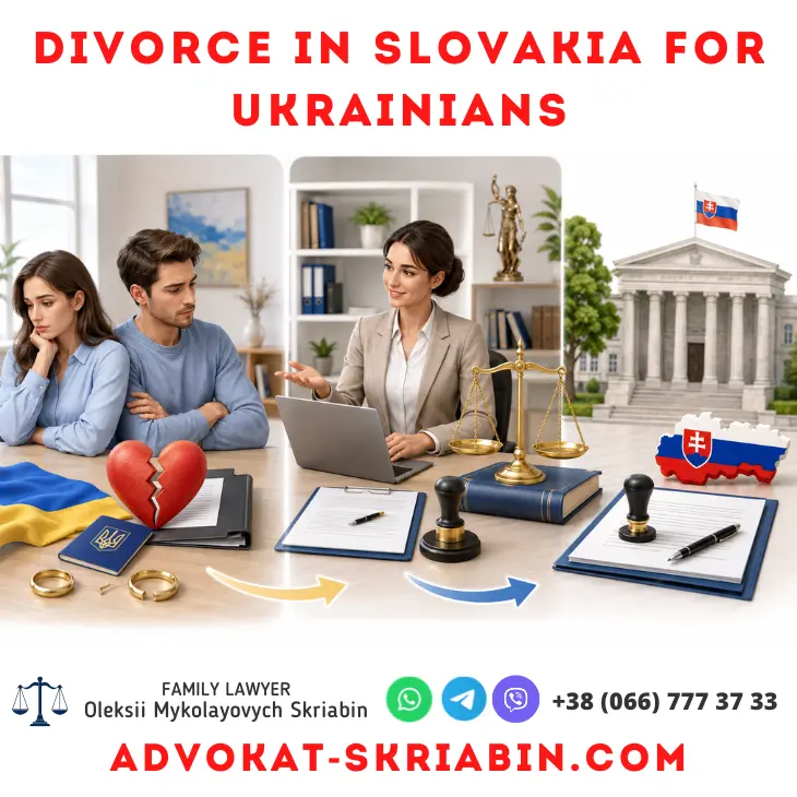 Divorce in Slovakia for Ukrainians with legal support from a lawyer