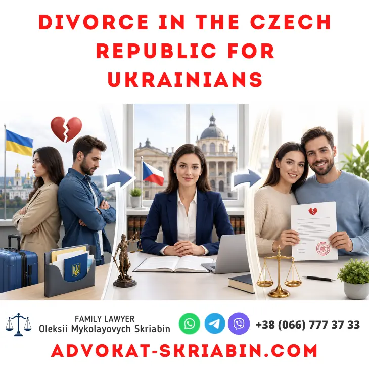 Divorce in the Czech Republic for Ukrainians — legal help Divorce in the Czech Republic for Ukrainians with legal support from a lawyer
