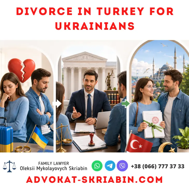 Divorce in Turkey for Ukrainians — legal assistance from a family lawyer