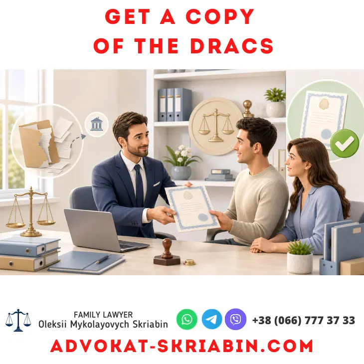 Get a copy of the DRACS with legal assistance from a lawyer