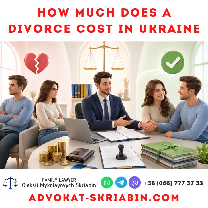 How much does a divorce cost in Ukraine — legal consultation with a divorce lawyer