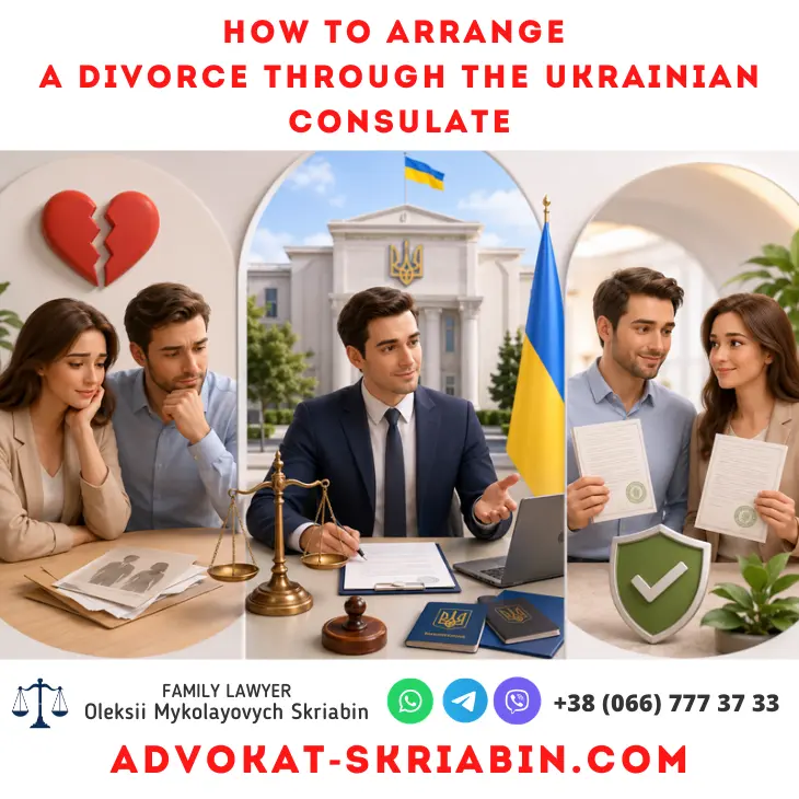 How to arrange a divorce through the Ukrainian consulate with legal support