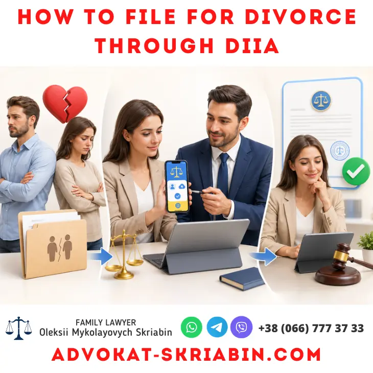 How to file for divorce through Diia — lawyer help How to file for divorce through Diia with online lawyer assistance