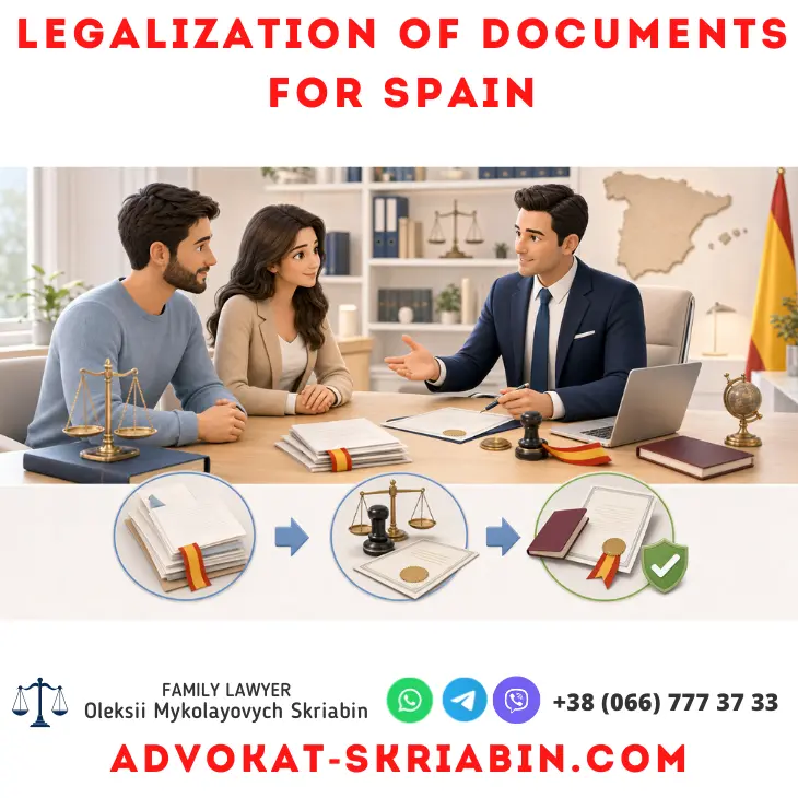 Legalization of documents for Spain — apostille and legal support
