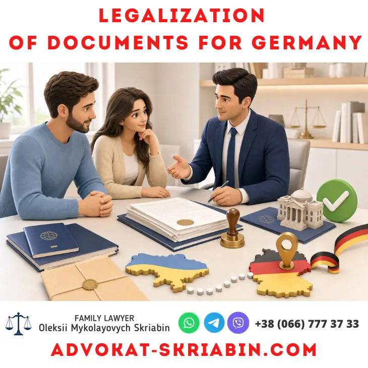 Legalization of documents for Germany with lawyer assistance