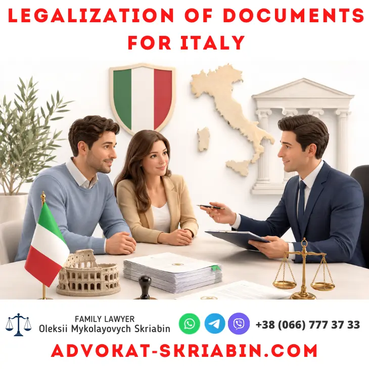 legalization of documents for Italy apostille translation and legal assistance