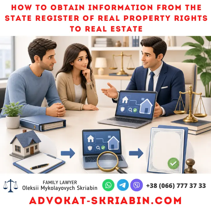 How to obtain information from the State Register of Real Property Rights to Real Estate with legal assistance