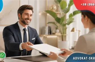Application for initiation of enforcement proceedings with lawyer and client in modern office